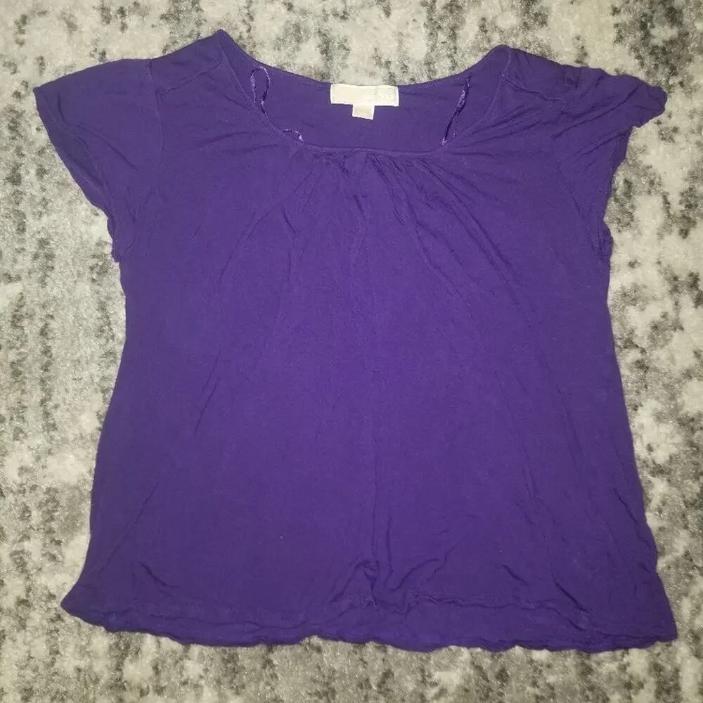 Michael Kors Casual Top Medium ~~ Purple good condition